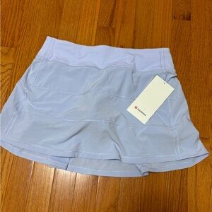 Pastel Blue Lululemon Pace Rival Skirt
